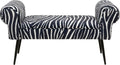 Wind, bianco/nero, 54x100x35, altezza seduta 40 cm, con braccioli 1-2 persone, stile animal/pop, soggiorno, stanza da letto, corridoio