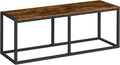 da Pranzo, 120 cm Panca da Interni, Panchina Ingresso in Stile Industriale, Montaggio Facile, per Cucina, Soggiorno, Entrata, Camera da Letto EBF12CD01